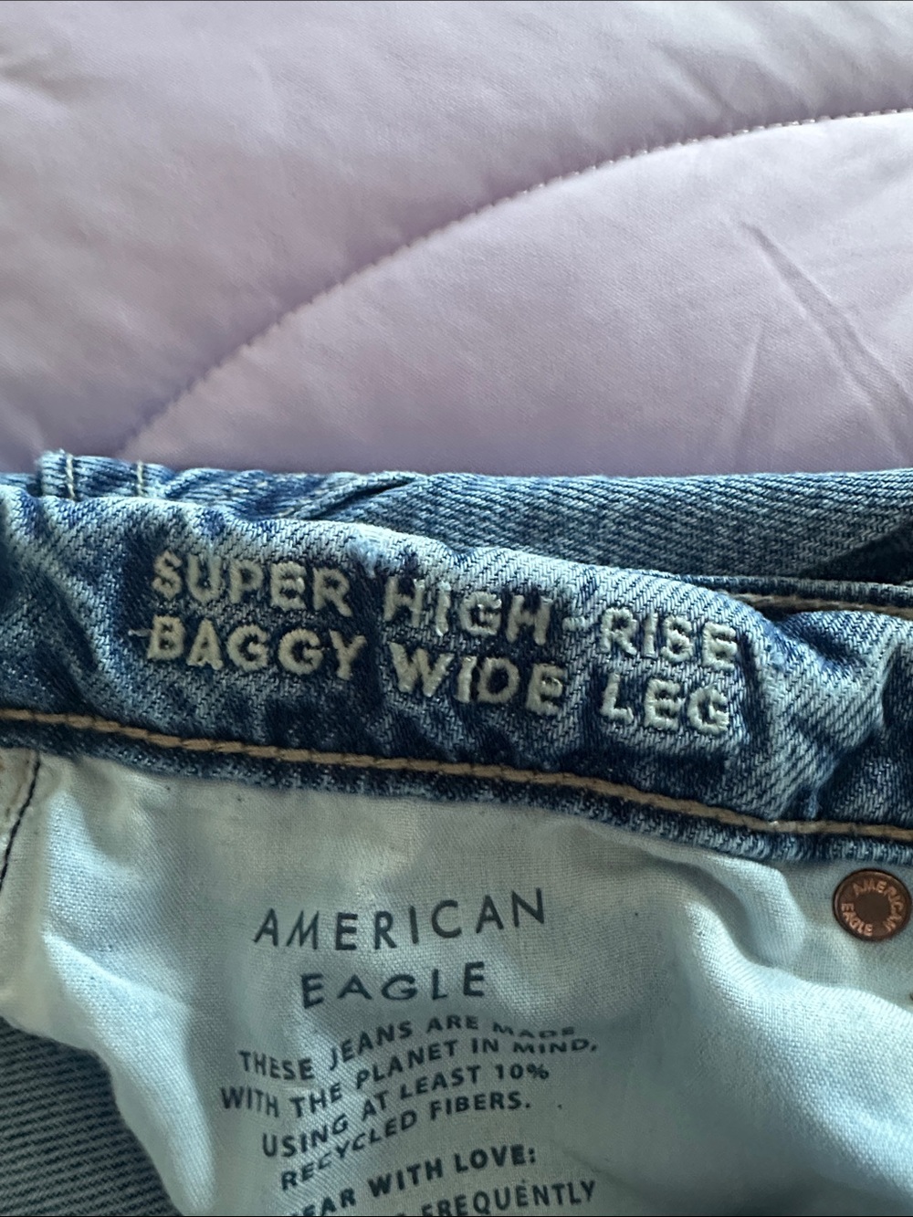 American Eagle Outfitters Wide-Leg Jeans — Baggy - Picture 3 of 5